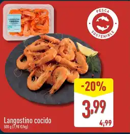 ALDI Langostino cocido oferta