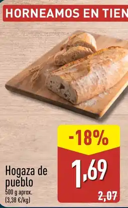 ALDI Hogaza de pueblo oferta