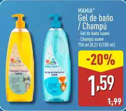 ALDI MAMIA Gel de baño / Champú oferta