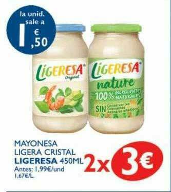 Supermercados La Despensa Mayonesa Ligera Cristal Ligeresa oferta