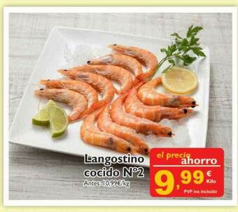 Supermercados La Despensa Langostino Cocido N°2 oferta