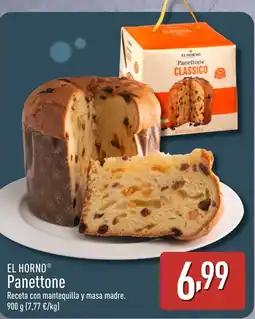 ALDI EL HORNO Panettone oferta