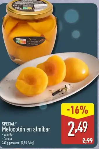 SPECIAL Melocotón en almíbar