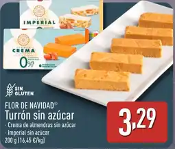 ALDI FLOR DE NAVIDAD Turrón sin azúcar oferta