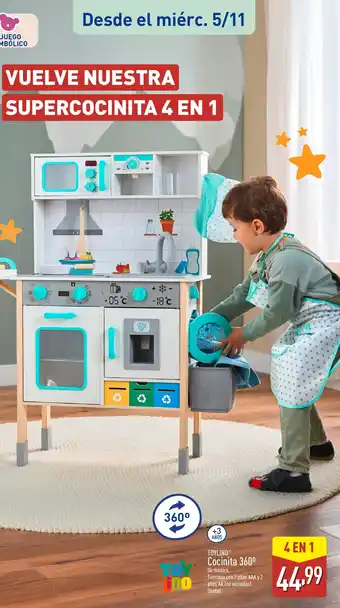 ALDI TOYLINO Cocinita 360º oferta