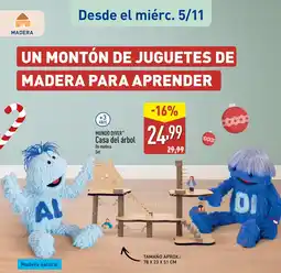 ALDI MUNDO DIVER Casa del árbol oferta