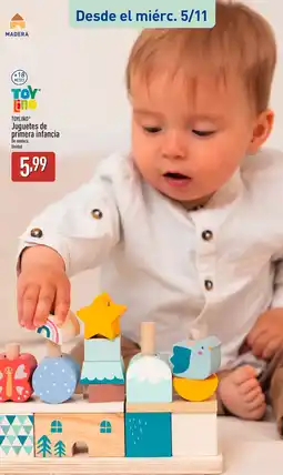 ALDI TOYLINO Juguetes de primera infancia oferta