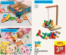 ALDI TOYLINO Juego de destreza oferta