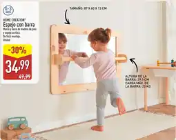 ALDI HOME CREATION Espejo con barra oferta