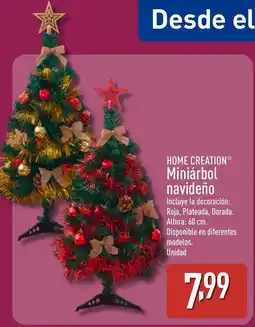 ALDI HOME CREATION Miniárbol navideño oferta