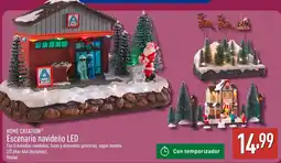 ALDI HOME CREATION Escenario navideño LED oferta