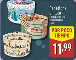 ALDI Panettone en lata oferta