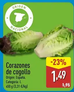 ALDI Corazones de cogollo oferta