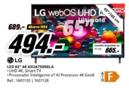 MediaMarkt LG LED 65" 4K 65UA75006LA oferta