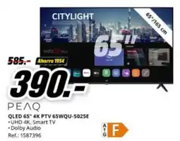 MediaMarkt ΡΕΛΟ QLED 65" 4K PTV 65WQU-5025E oferta