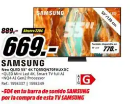 MediaMarkt SAMSUNG Neo QLED 55" 4K TQ55QN70FAUXXC oferta