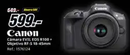 MediaMarkt CANON Cámara EVIL EOS R100 + Objetivo RF-S 18-45mm oferta