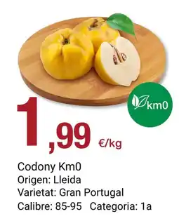BonpreuEsclat Codony Km0 oferta