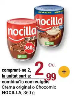 BonpreuEsclat NOCILLA Crema original o chocomix oferta