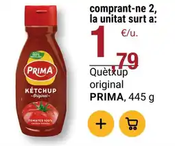 BonpreuEsclat PRIMA Quètxup original oferta