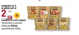 BonpreuEsclat RANA Tortellinis o raviolis Clásicas assortiment oferta