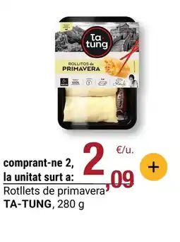 BonpreuEsclat TA-TUNG Rotllets de primavera” oferta