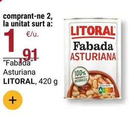 BonpreuEsclat LITORAL "Fabada' Asturiana oferta
