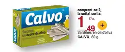 BonpreuEsclat CALVO Sardines en oli d'oliva oferta