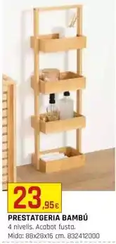 Prestatgeria bambu