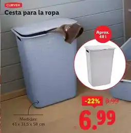 Ocine Curver - cesta para ropa oferta