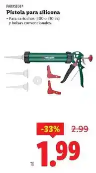 Ocine Parkside - pistola para silicona oferta