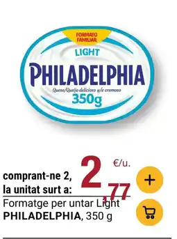 BonpreuEsclat PHILADELPHIA Formatge per untar Light oferta