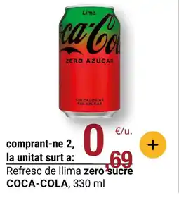 BonpreuEsclat COCA-COLA Refresc de llima zero sucre oferta