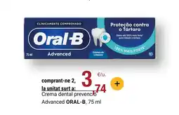 BonpreuEsclat ORAL-B Crema dental prevenció Advanced oferta