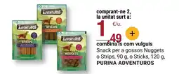 BonpreuEsclat PURINA ADVENTUROS Snack per a gossos Nuggets o Strips, o Sticks oferta