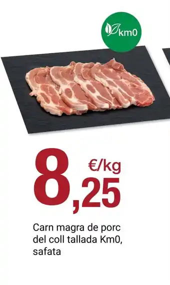 BonpreuEsclat Carn magra de porc del coll tallada Km0, safata oferta