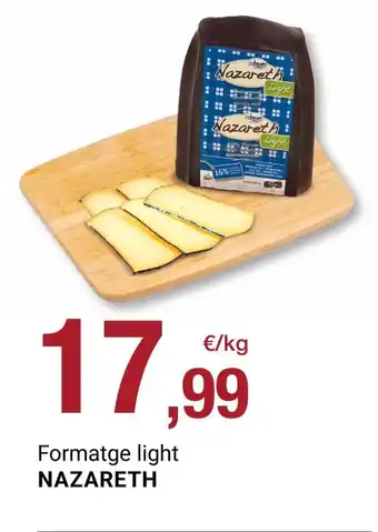 BonpreuEsclat NAZARETH Formatge light oferta