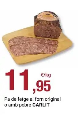 BonpreuEsclat CARLIT Pa de fetge al forn original o amb pebre oferta