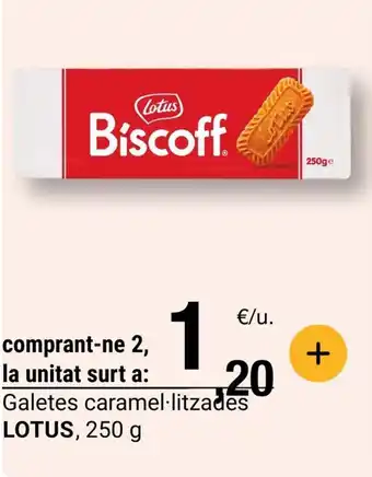 BonpreuEsclat LOTUS Galetes caramel·litzades oferta