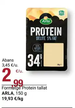 BonpreuEsclat ARLA Formatge Protein tallat oferta