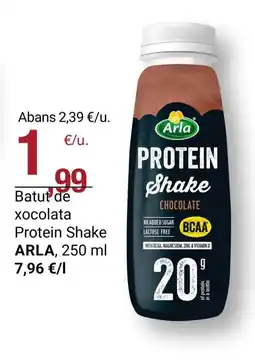 BonpreuEsclat ARLA Batut de xocolata Protein Shake oferta