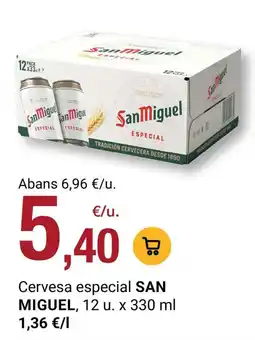 BonpreuEsclat SAN MIGUEL Cervesa especial oferta