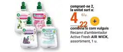 BonpreuEsclat AIR WICK Recanvi d'ambientador Active Fresh assortiment oferta