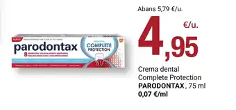 BonpreuEsclat PARODONTAX Crema dental Complete Protection oferta