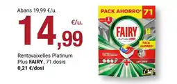 BonpreuEsclat FAIRY Rentavaixelles Platinum Plus oferta
