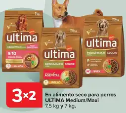 Carrefour ULTIMA En alimento seco para perros Medium/Maxi oferta
