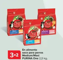 Carrefour PURINA One En alimento seco para perros Medium/Maxi oferta