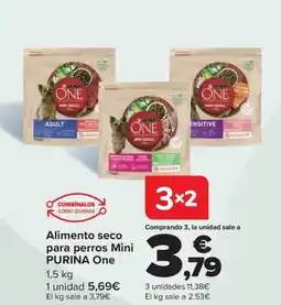 Carrefour PURINA One Alimento seco para perros Mini oferta