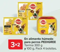Carrefour PEDIGREE En alimento húmedo para perros oferta