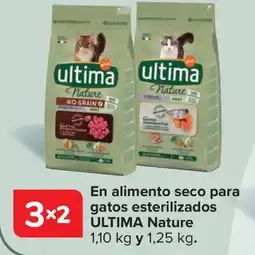 Carrefour ULTIMA En alimento seco para gatos esterilizados nature oferta